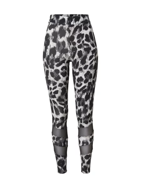 ABOUT YOU Leggings Luana gri / gri deschis / gri închis negru