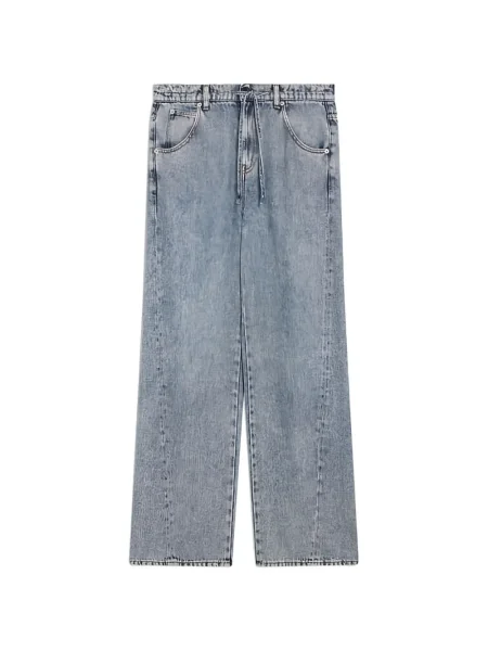 Talia sznurek ściągający jeansy Semicouture niebieskie