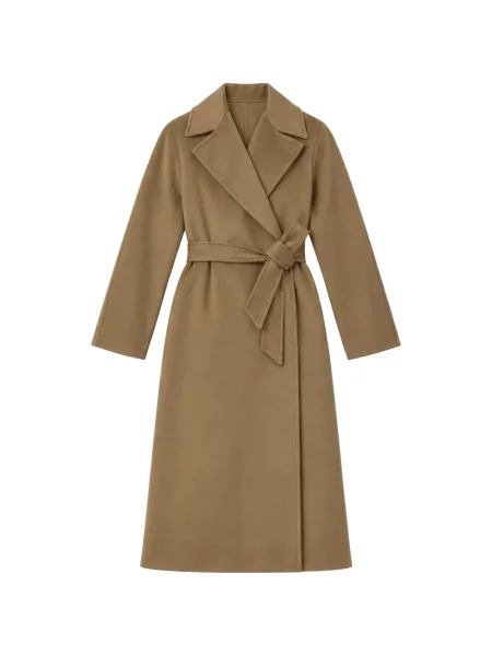Cu centură palton Max Mara din fetru