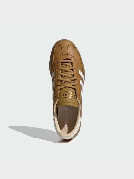 Кожаные кеды Adidas коричневые