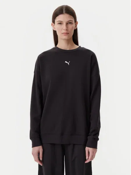 Puma Mikina Ess Oversize čierna