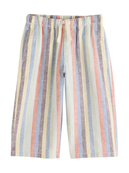 Next Pantaloni albastru amestec / maro amestecat / galben deschis / amestecat roșu