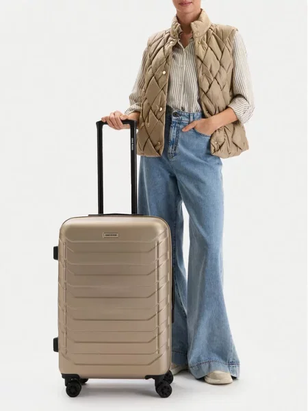 GINO ROSSI Srednji kovček zlata