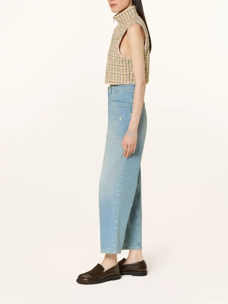Opus Pants Džíny Barrel Melly Breeze light blue modré