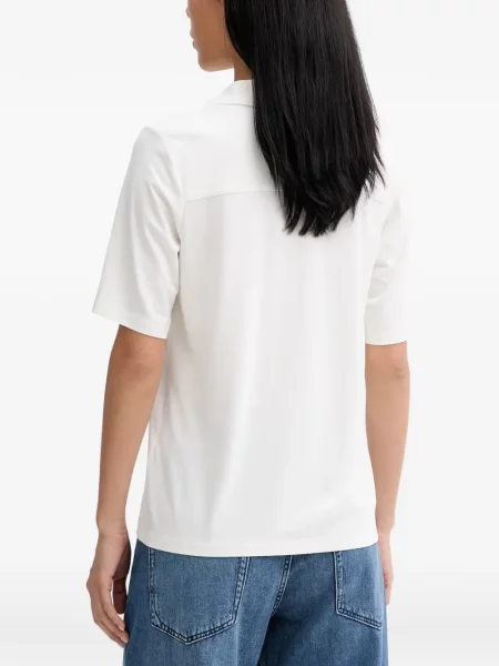 Scurt tricou polo Marc O'polo alb