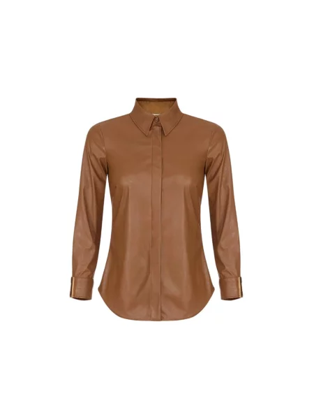 Bluză Elisabetta Franchi maro