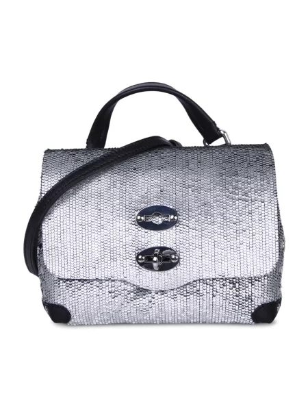 Torebka Zanellato skórzana szara