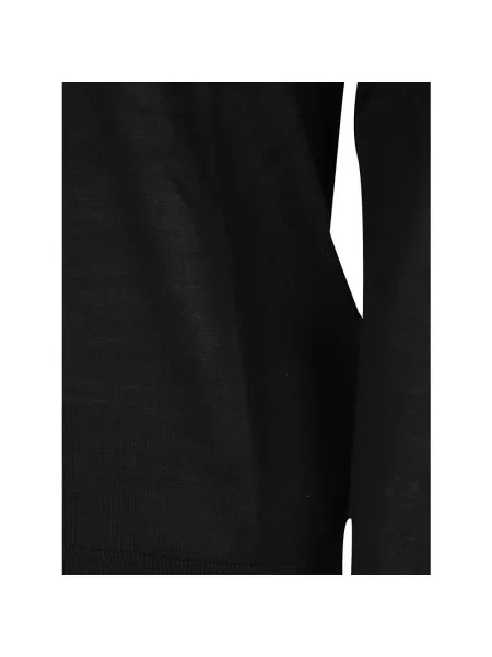 Sweter Golden Goose wełniany z okrągłym dekoltem czarny