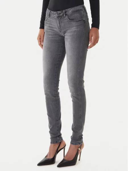 Guess Jeansy Skinny Fit szary