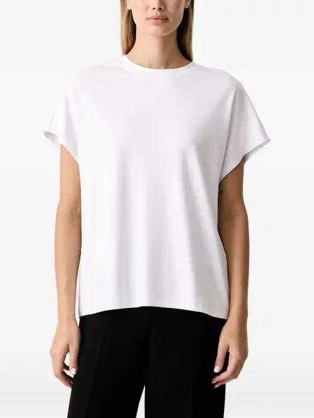 Tricou Karl Lagerfeld cu broderie alb