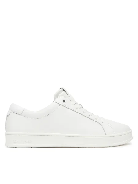 Calvin Klein Sneakers Low Top Lace Up Lth alb