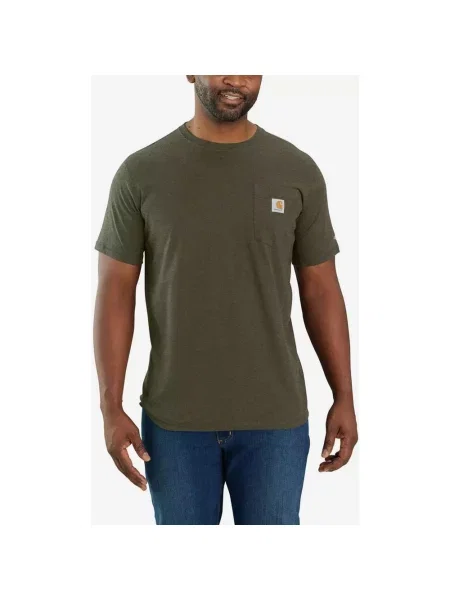 Koszulka Carhartt Force Pocket krótki rękaw khaki S zielony