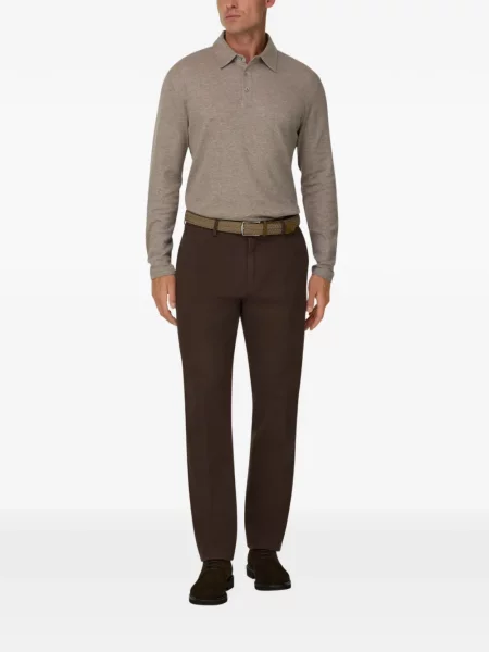 Pantaloni Boggi Milano stretch maro