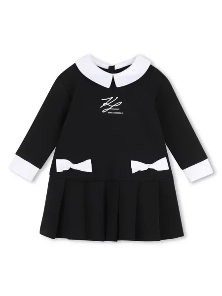 Karl Lagerfeld Kids Každodenné šaty S čierna