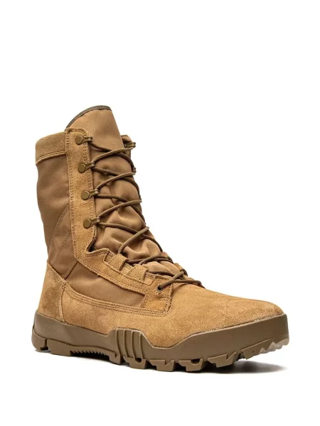 Iš natūralios odos auliniai batai Nike ruda