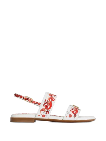 Sandały dziecięce Dolce And Gabbana białe