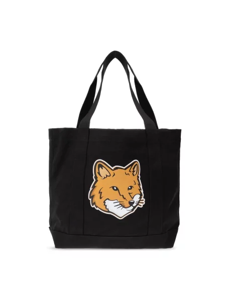 Shopperka Maison Kitsune czarna
