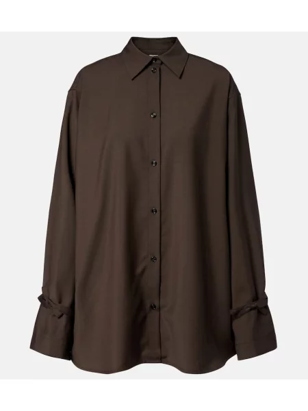 Cămașă Toteme de lână maro