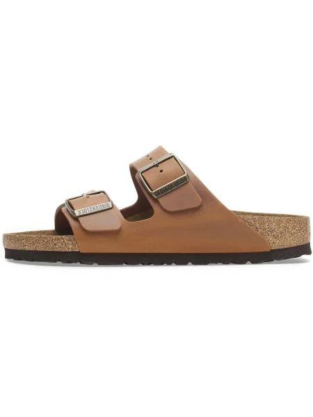 Kožené tenisky Birkenstock hnedá