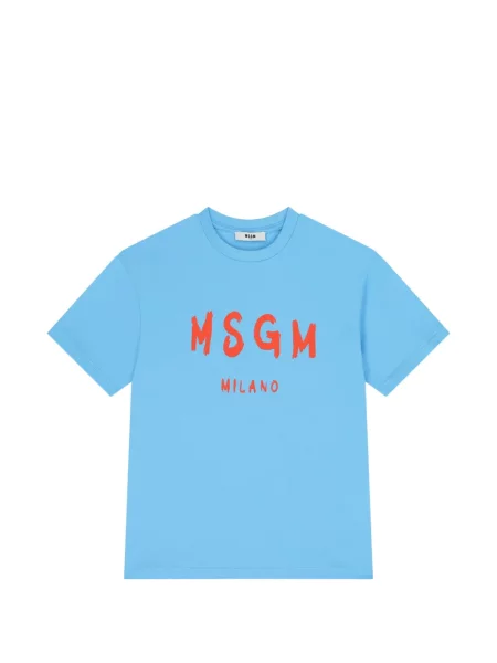 Koszulka dziecięca Msgm niebieska