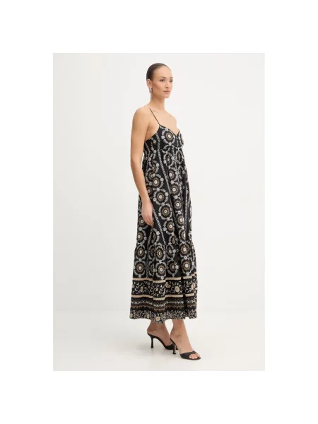 Sukienka maxi Twinset czarna