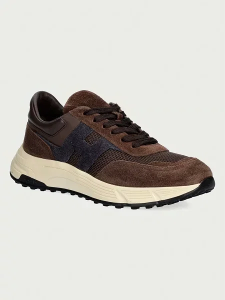 Hogan Hyperlight Allacciato H sneakers boty hnědé