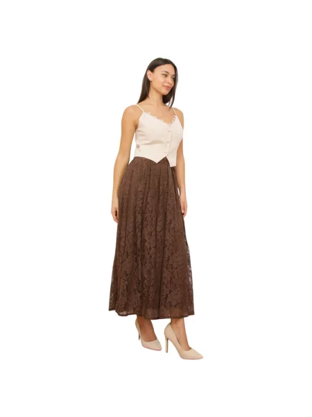 Fustă La Modeuse maro