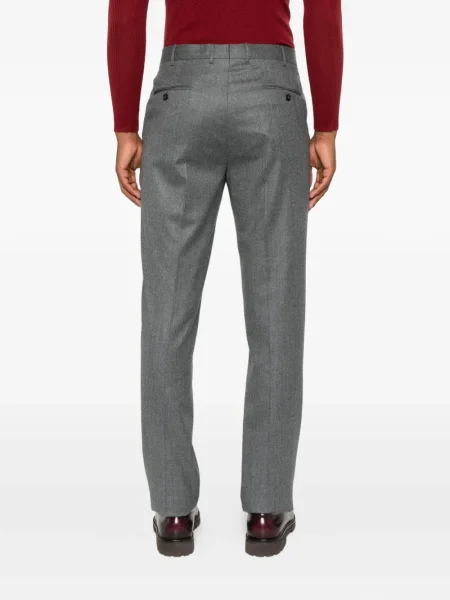 Pantaloni Zegna de lână gri
