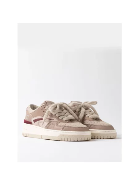 Sneakersy D.a.t.e. skórzane beżowe
