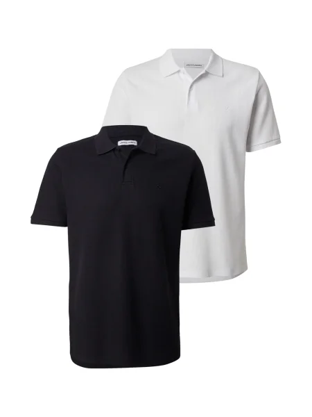 JACK & JONES Tricou JJEAUSTIN negru alb