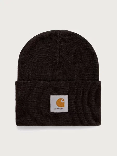 Carhartt WIP Σκούφος σοκολατί / μουσταρδί / λευκό καφέ
