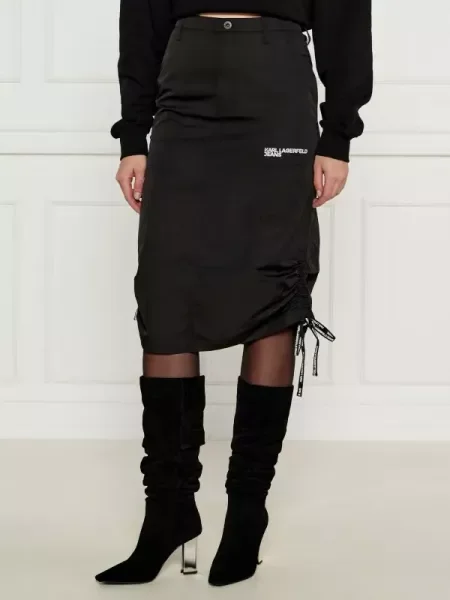 Karl Lagerfeld Jeans Fustă negru
