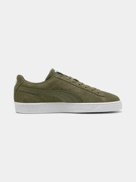 Жіночі Кеди низькі PUMA Suede Classic комбінований верх зелений