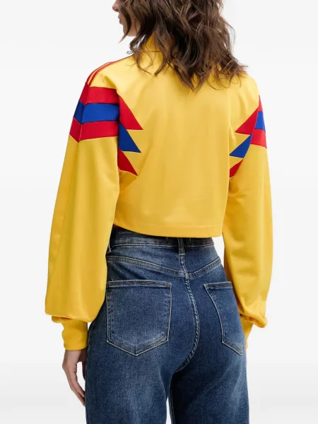 Tricou Adidas cu imagine plasă cu dungi negru