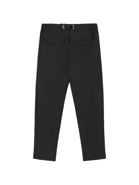 Pantaloni White Sand cu cataramă alb