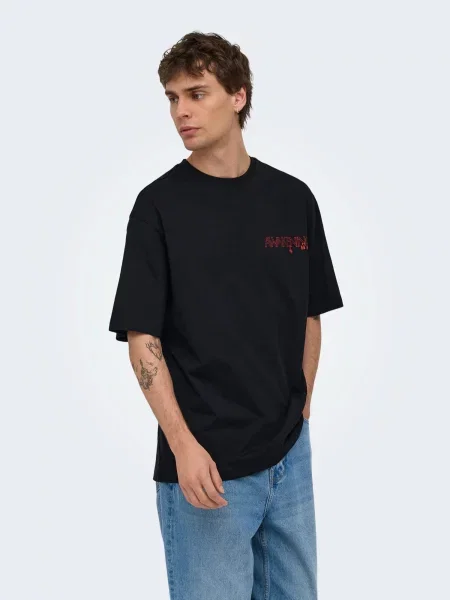 Only & Sons Tričko ONSKEANE' čierna