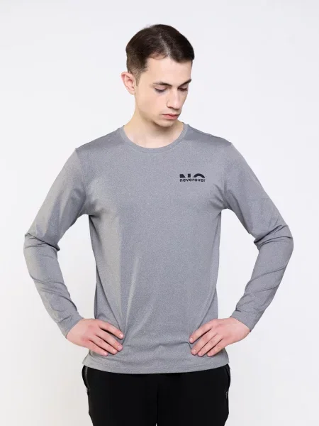 Neverover Tricou funcțional deschis gri