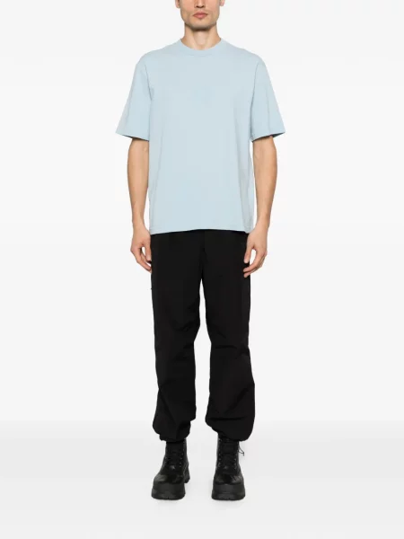 Tricou Stone Island cu strasuri albastru