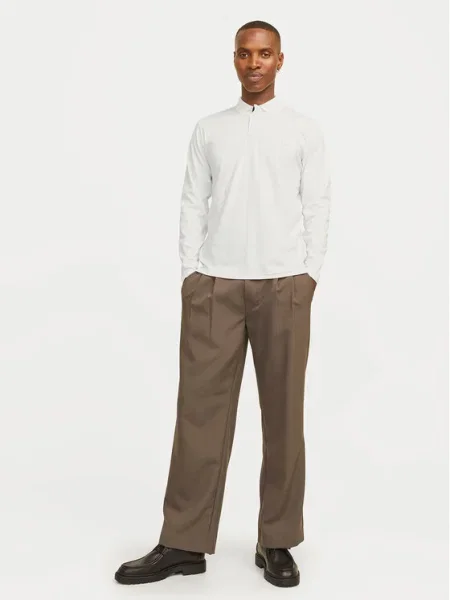 Jack&Jones Tricou polo Crodney alb