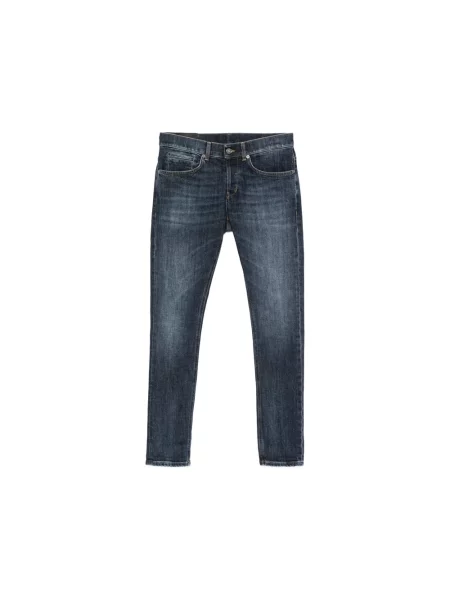 Skinny jeansy skinny Dondup niebieskie