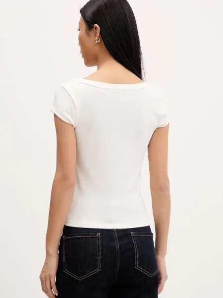 Tommy Jeans T-shirt z beżowa