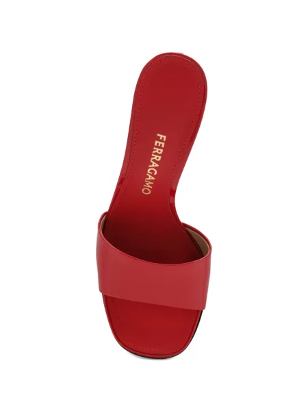 Sandale Ferragamo cu dungi roșu