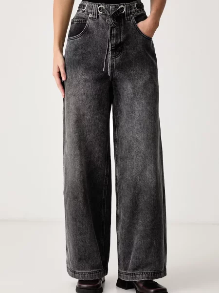The Ragged Priest jeansy relaxed fit szare