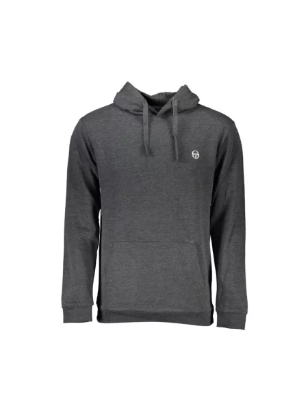 Bluza z kapturem Sergio Tacchini z kapturem polarowa szara