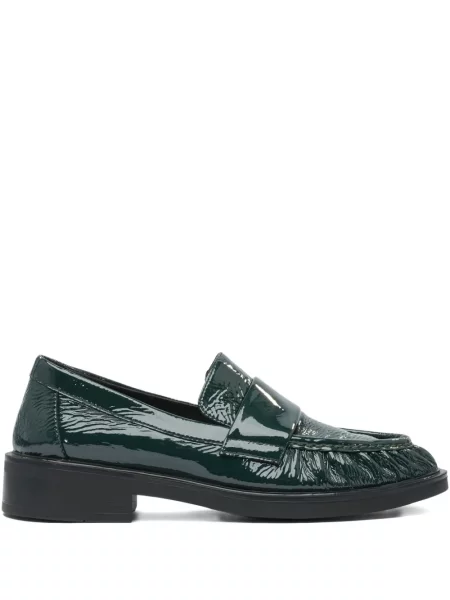 Pantofi loafer Strategia Shoes din piele verde