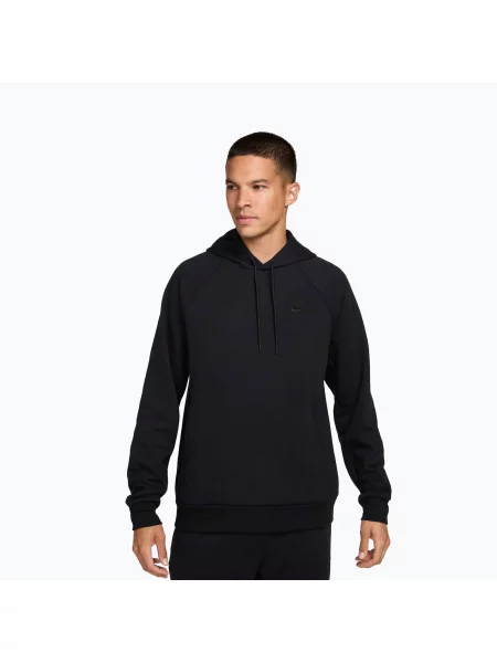 Мъжки суитшърт за тренировки Nike Primary Dri-Fit UV черен/черен черно