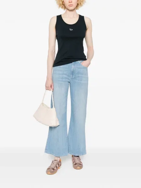 Vestă Maison Kitsune cu nervuri albastru