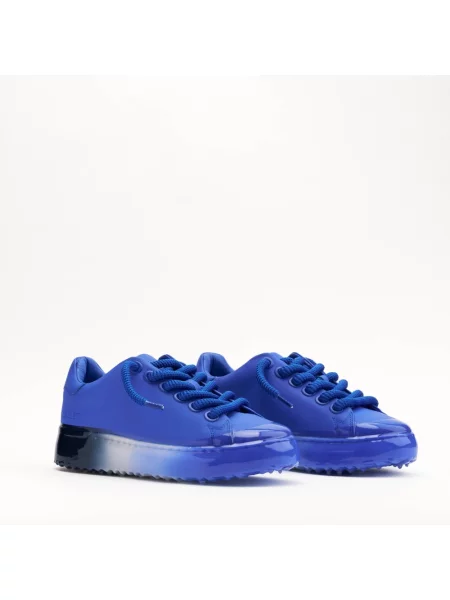 Sneakersy Mallet London skórzane niebieskie