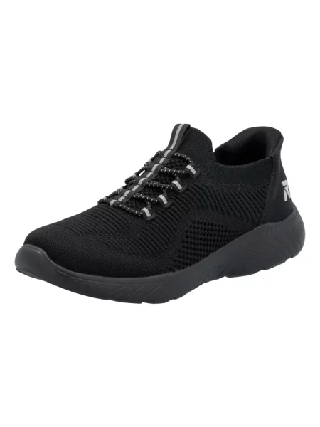 Sneakersy Rieker wsuwane czarne