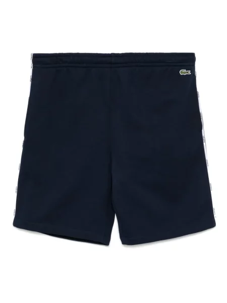 Pantaloni scurți Lacoste cu autograf albastru